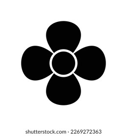 flower icon, summer vector, beautiful illustration