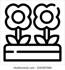Flower Icon, Sunflower Logo, Ecology Symbol.