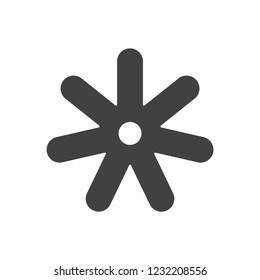 Flower icon symbol vector