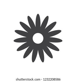 Flower icon symbol vector