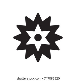 Flower icon symbol vector
