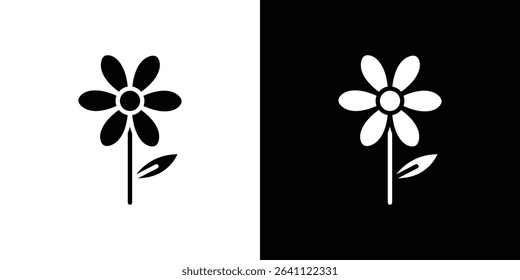 Flower icon symbols. Vector illustration.