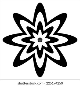 flower icon tattoo