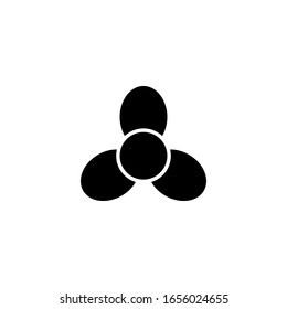 Plantilla de icono de flor. Ilustración del vector 