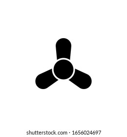 Plantilla de icono de flor. Ilustración del vector 