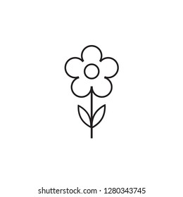 Flower Icon in trendy flat style isolated on grey background. Spring symbol for your web site design, logo, app, UI. Vector illustration, EPS10.