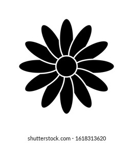 Flower Icon in trendy flat style isolated on white background. Spring symbol for your web site design