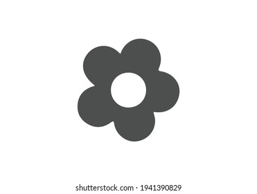 Flower Icon in trendy flat style isolated on grey background. Spring symbol for your web site design, logo, app, UI. Vector illustration, EPS10.
