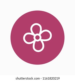 flower icon vector