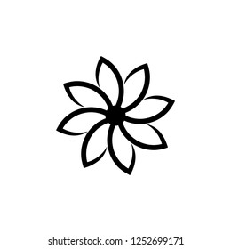 flower icon vector