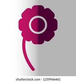 flower icon vector