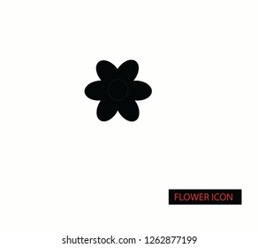 flower icon vector