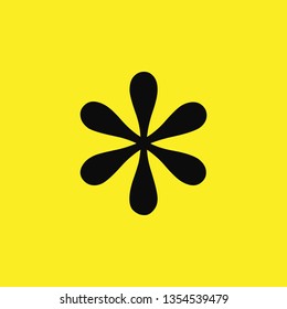 flower icon vector