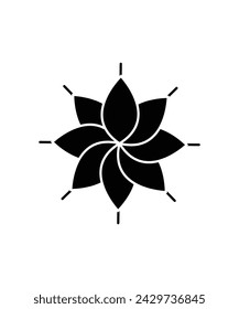 flower icon, vector best flat icon.