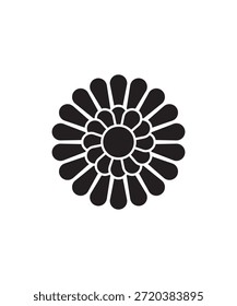 Icono de la flor, el mejor icono plano del Vector.