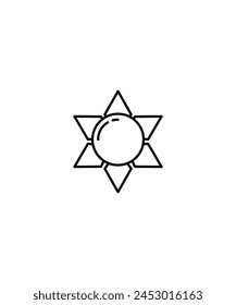 flower icon, vector best line icon.