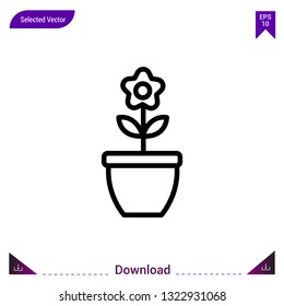 Flower icon vector . Best modern, simple, isolated, application ,seasons icons, logo, flat icon for website design or mobile applications, UI / UX design vector format.
