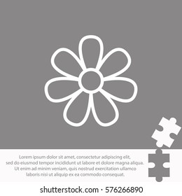 Flower  icon Vector design.