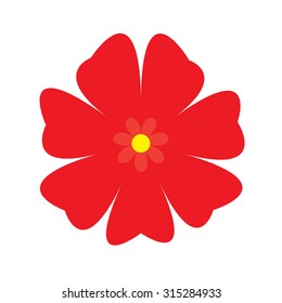 Flower icon. Vector Design eps10.