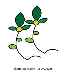Flower icon vector design illustration