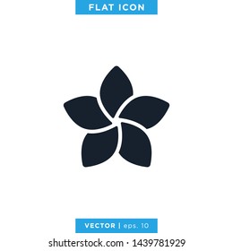 Flower Icon Vector Design Template