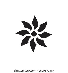 Flower Icon Vector Design Template 