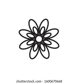 Flower Icon Vector Design Template 