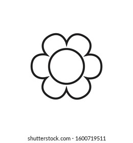 Flower Icon Vector Design Template 