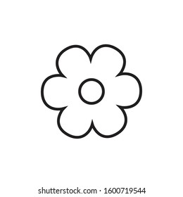Flower Icon Vector Design Template 