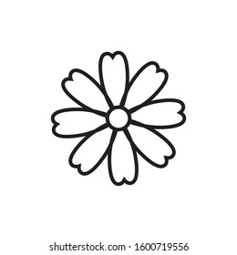 Flower Icon Vector Design Template 