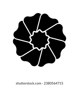 Flower icon vector design template in trendy