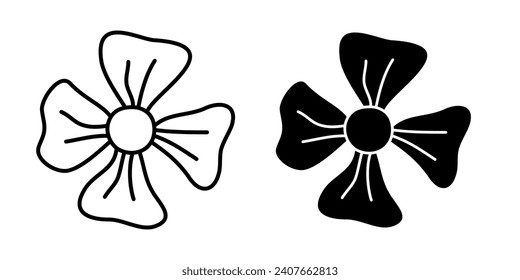 Flower Icon Vector Design Template
