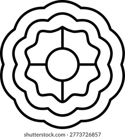 Flower Icon Vector Element line icon design vector icons