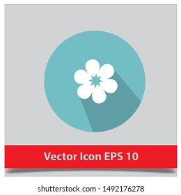 flower icon Vector EPS 10 design template