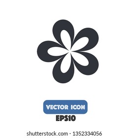 flower icon, flower vector. eps10