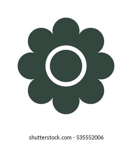 Flower Icon Vector flat design style