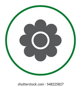 Flower Icon Vector flat design style