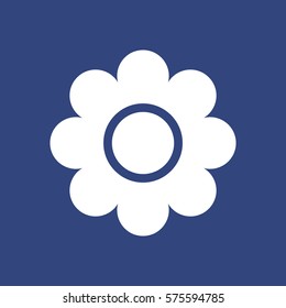 Flower Icon Vector flat design style