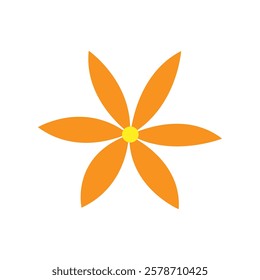 Flower icon vector. Garden illustration sign. Flora symbol or logo.
