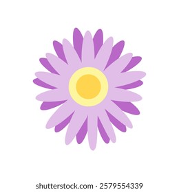 Flower icon vector. Garden illustration sign. Flora symbol or logo.