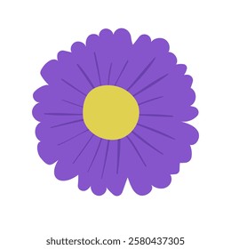 Flower icon vector. Garden illustration sign. Flora symbol or logo.