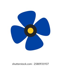 Flower icon vector. Garden illustration sign. Flora symbol or logo.
