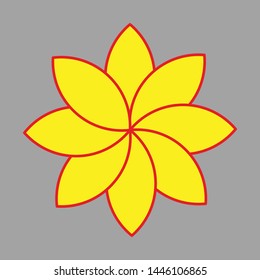 Flower icon vector, Flower icon illustration - Vector