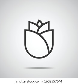 flower icon vector illustration  .