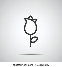 flower icon vector illustration  .