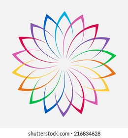 Flower Icon Vector illustration