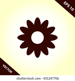 flower icon. flower vector illustration