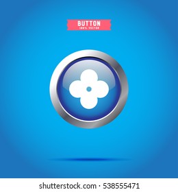 flower icon. vector illustration