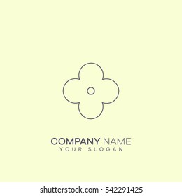 flower icon. vector illustration