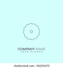 flower icon. vector illustration